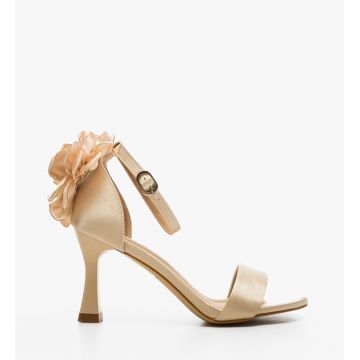 Sandale cu toc Rouzy Bej