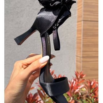 Sandale cu toc Rouzy Negre