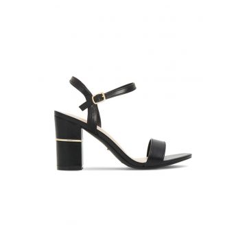 Sandale dama -  590559 - Piele ecologica - Negru -
