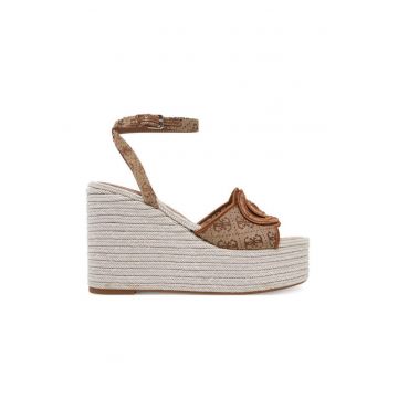 Sandale dama  BEIBR FLJTEE FAL04 - tesatura - culoare maro/ bej