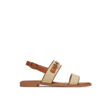 Sandale dama -  bej/maro