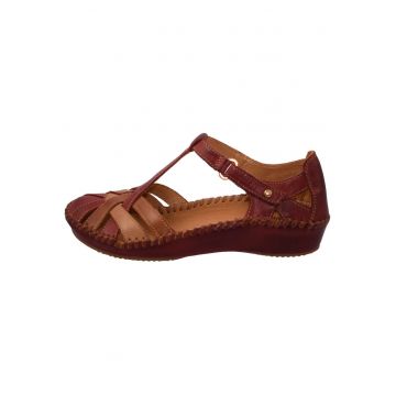 Sandale dama - din piele naturala - marca  655-0732C5-05-21 - rosu - Rosu