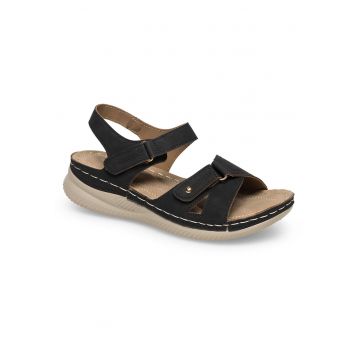 Sandale dama - dwqf - Negru