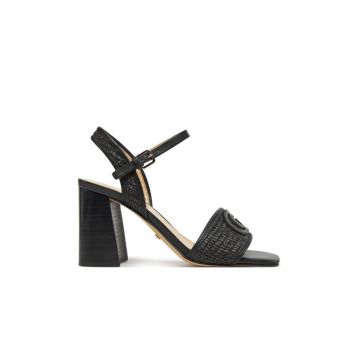 Sandale dama -  FLJGNK FAB03 - negru - tesatura -