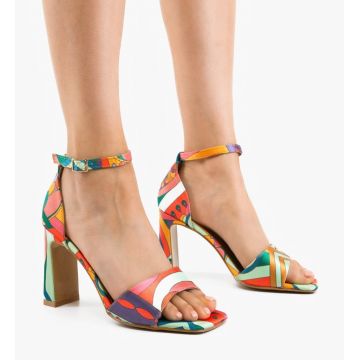 Sandale dama Gesty Portocalii