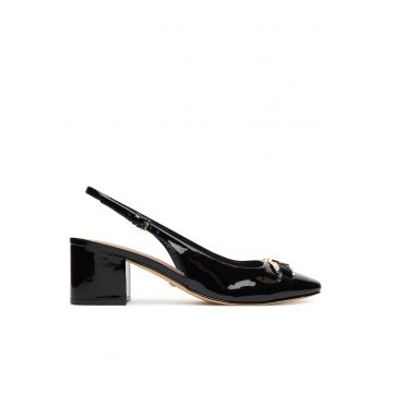 Sandale dama  model BLACK FLTCL2 PAF05 - piele ecologica - culoare negru