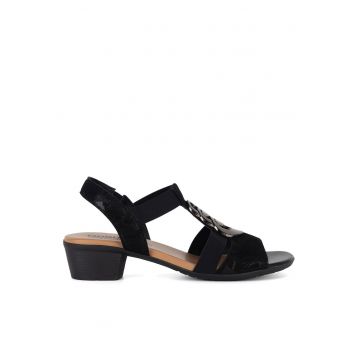 Sandale dama -  model WI23-BETTY-09 - Negru - Go Soft