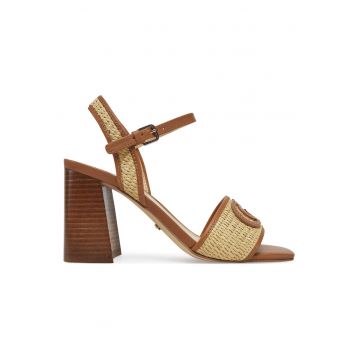 Sandale dama -  NATU - piele ecologica - bej/maro -