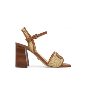 Sandale dama -  NATU - piele ecologica - bej/maro -