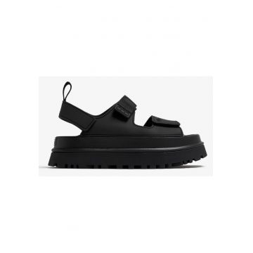 Sandale dama -  Piele ecologica - Negru - Negru