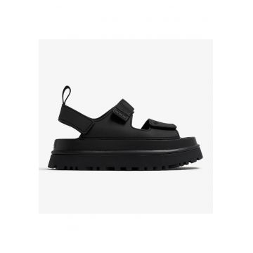 Sandale dama -  Piele ecologica - Negru - Negru