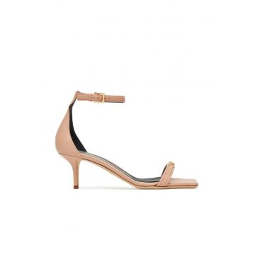 Sandale dama -  piele naturala - bej