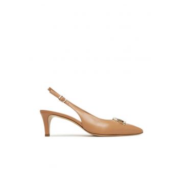 Sandale dama -  Piele naturala - Maro - Maro