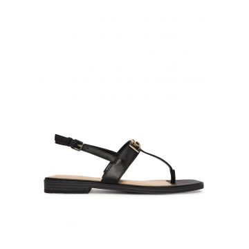 Sandale dama -  piele naturala - negru