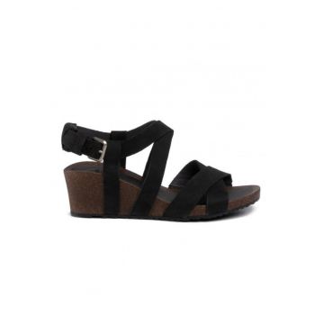 Sandale  Mahonia Wedge Cross Strap - Negru