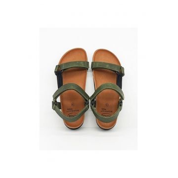 Sandale  MF230091043 - verde - talpa antiderapanta - material nabuc -