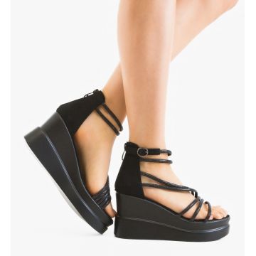 Platforme dama Burnet Negre