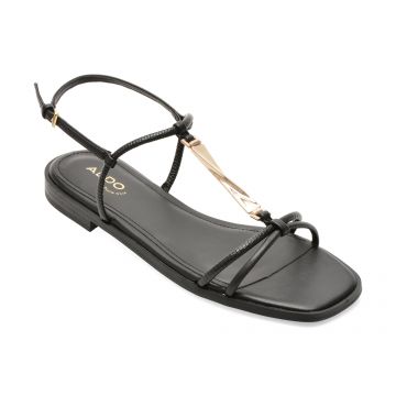 Sandale ALDO negre, EBAERYN 001, din piele ecologica