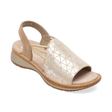 Sandale ARA bej, 29005, din piele intoarsa