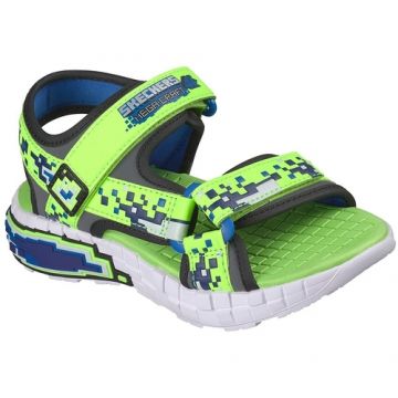 Sandale copii Skechers Mega-splash 4k 402161L-LMBK