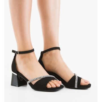 Sandale cu toc Orad Negre