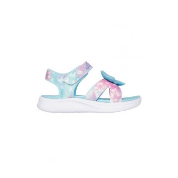 Sandale cu velcro Lights-Jumpsters - Albastru deschis