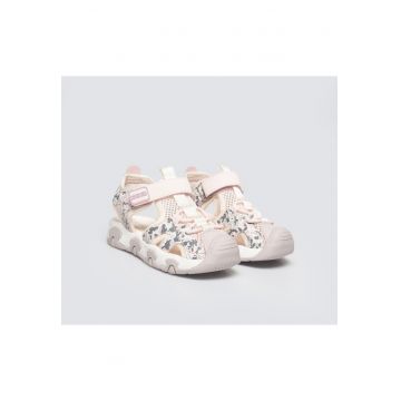 Sandale cu velcro si imprimeu