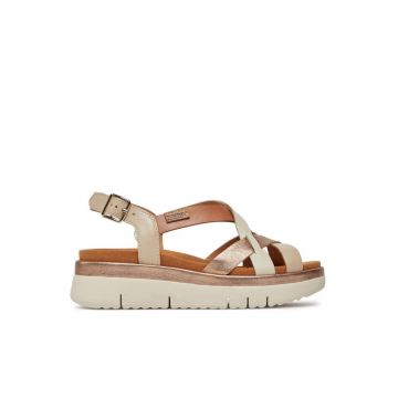 Sandale dama  303681357 - Piele naturala - Bej