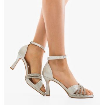 Sandale dama Annie Argintii