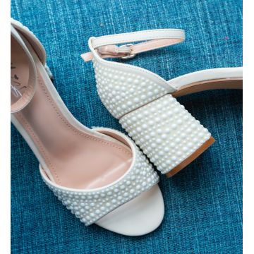 Sandale dama Chanelle Bej