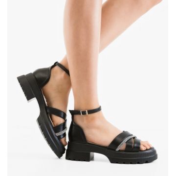 Sandale dama Leo Negre