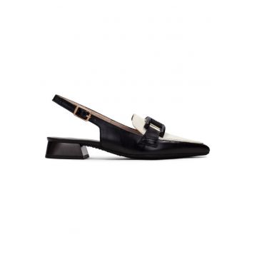 Sandale dama -  Piele naturala - Negru - Negru