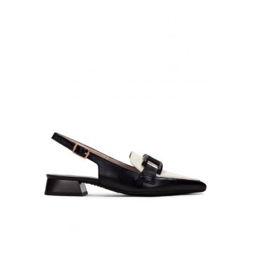 Sandale dama -  Piele naturala - Negru - Negru