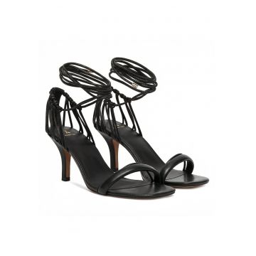 Sandale dama -  piele naturala - Negru