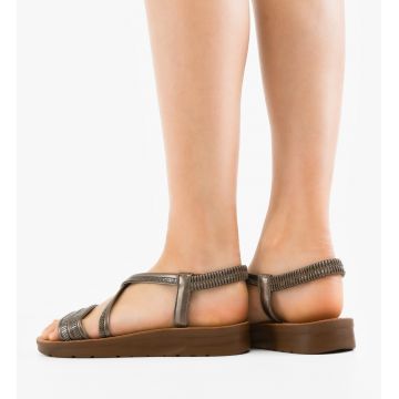 Sandale dama Saskia Gri