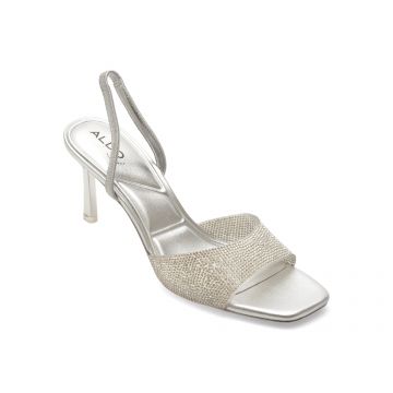Sandale elegante ALDO argintii, 14053448, din pvc