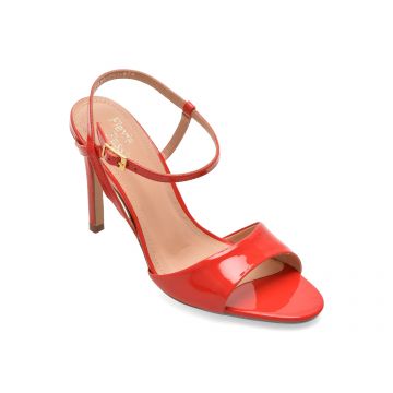 Sandale elegante FLAVIA PASSINI rosii, 119974F, din piele naturala lacuita