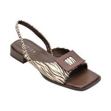 Sandale EPICA maro, 3077, din piele naturala
