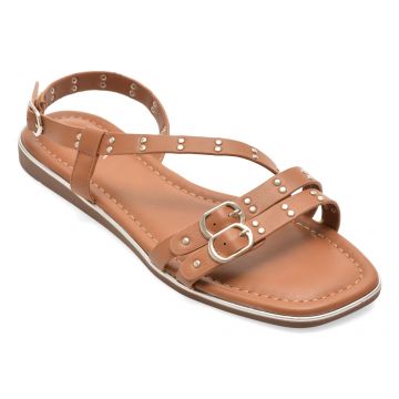 Sandale EPICA maro, 9211, din piele ecologica