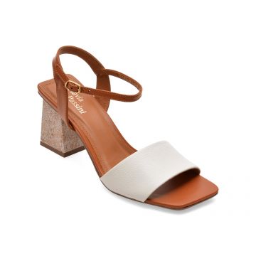 Sandale FLAVIA PASSINI albe, 1049665, din piele naturala