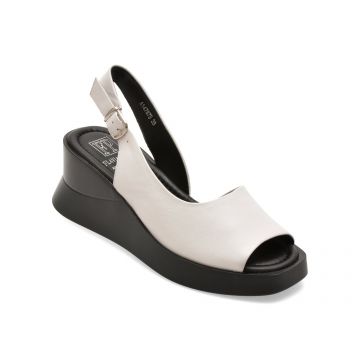 Sandale FLAVIA PASSINI albe, 14787, din piele naturala