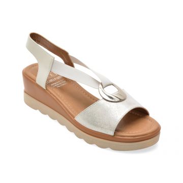 Sandale FLAVIA PASSINI albe, 1706G11, din piele naturala