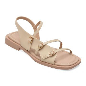 Sandale FLAVIA PASSINI bej, A314, din piele naturala