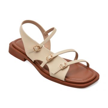 Sandale FLAVIA PASSINI bej, A314, din piele naturala