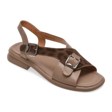 Sandale FLAVIA PASSINI gri, 1603G15, din piele naturala