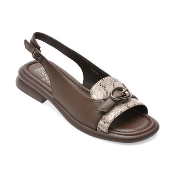 Sandale FLAVIA PASSINI maro, 1858029, din piele naturala