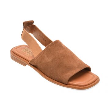 Sandale FLAVIA PASSINI maro, 7735, din piele intoarsa