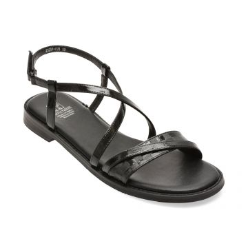 Sandale FLAVIA PASSINI negre, 202507, din piele naturala