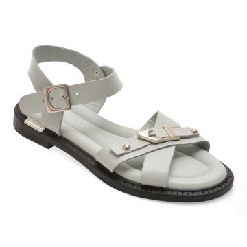 Sandale GRYXX gri, 150576, din piele naturala
