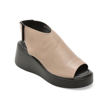 Sandale GRYXX gri, 1650D13, din piele naturala